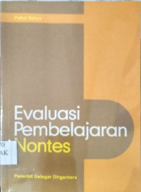 Image of Evaluasi Pembelajaran Nontes